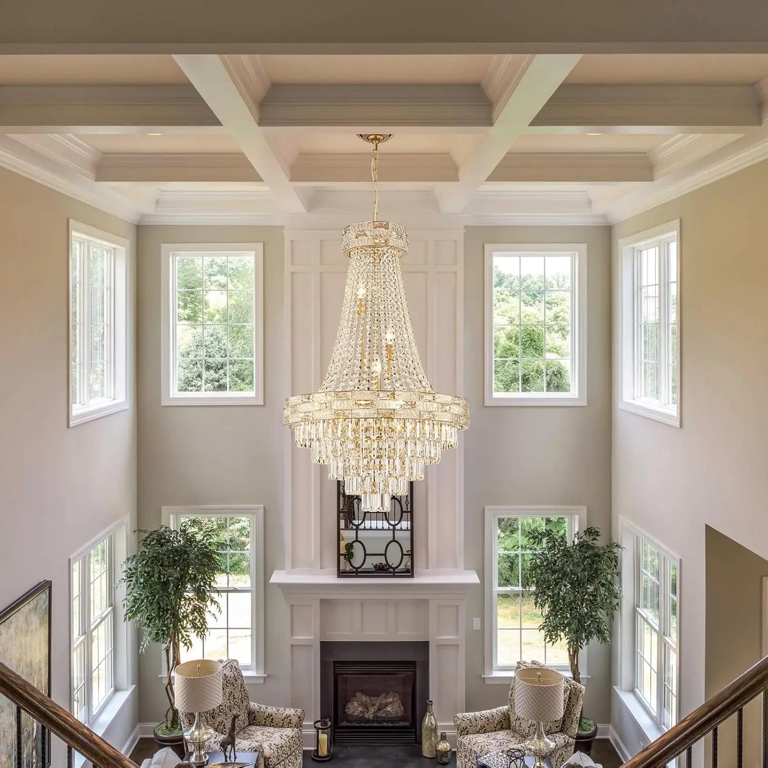 Shop modern chandeliers for contemporary homes. Statement lighting with minimalist design. Premium crystal, brass & metal fixtures. .