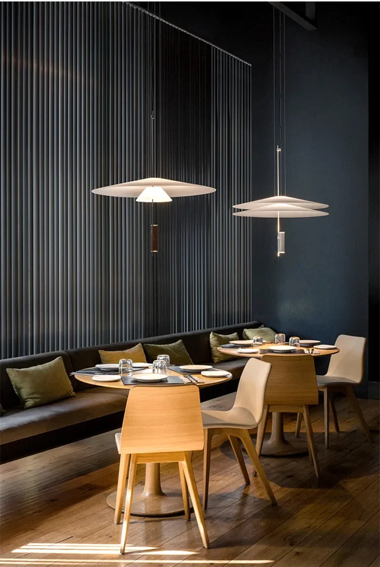 Modern Minimalist Led Pendant Lights for Living Dining Room Kitchen Fixture Chandelier Scandinavian Decor White Lighting Home