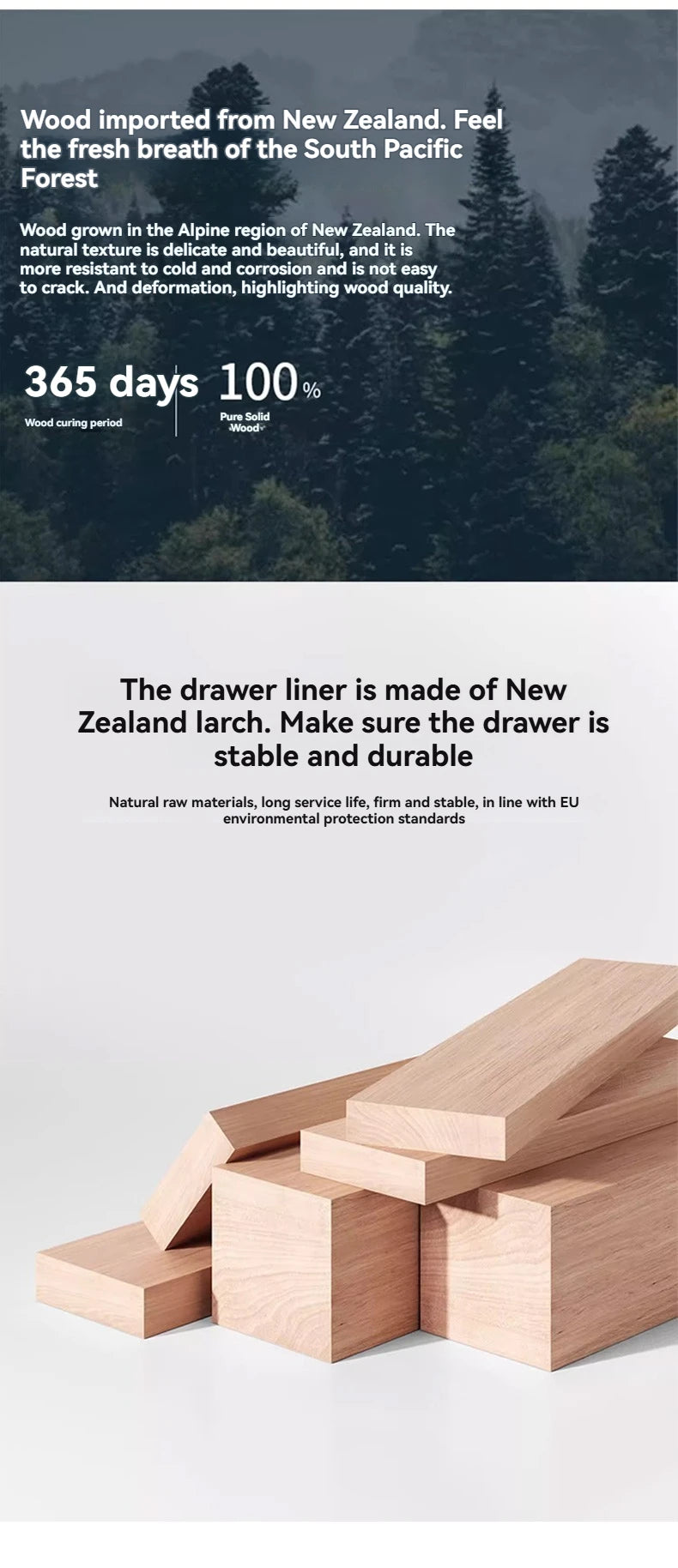 Oval Nesting Coffee Table Set of 2 - Marble Texture with Storage