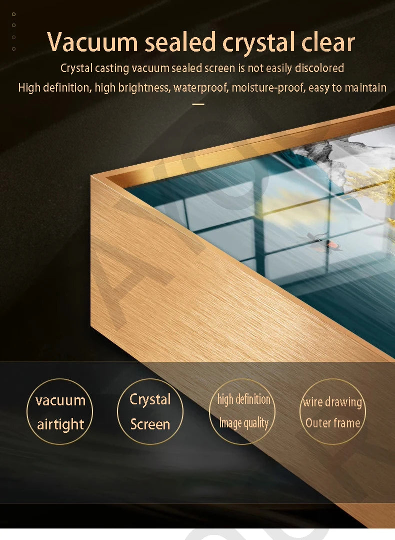 Bamboo LED Wall Art - Landscape Scenery Decorative Painting with Lights