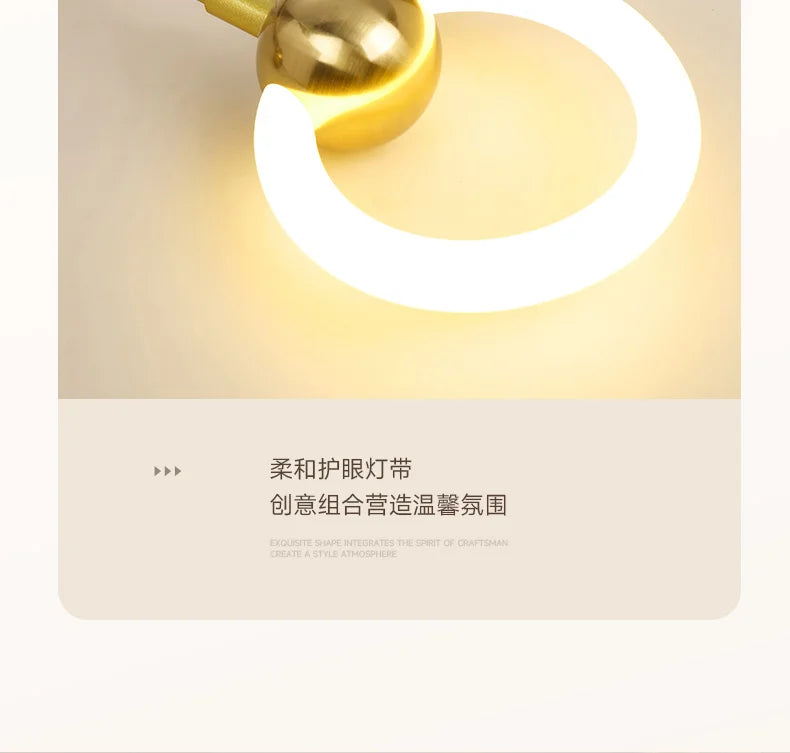 Feather Design Wall Clock With LED Lighting Luxury TV Background Art For Living Room Contemporary Wall Decor