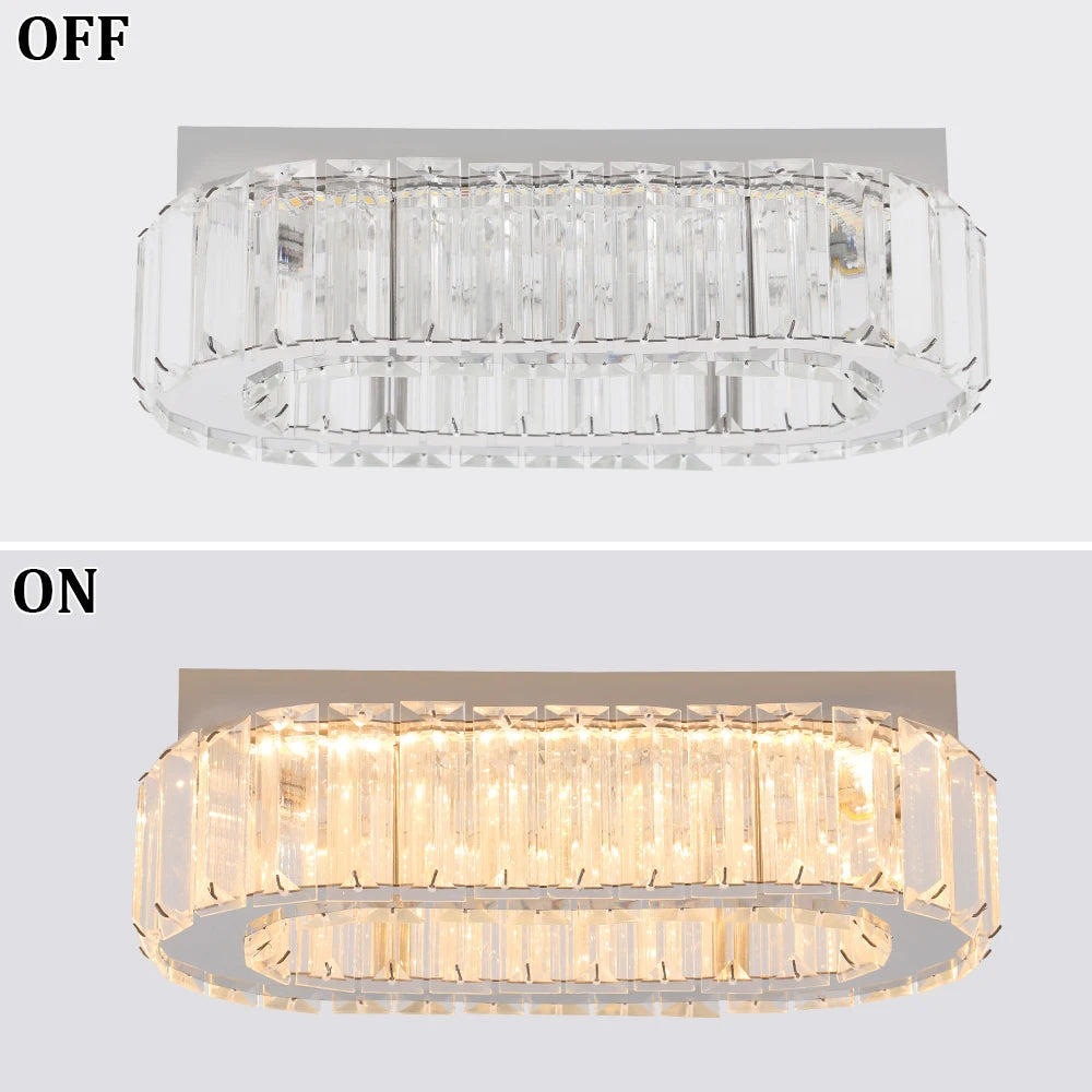 Modern Crystal Led Ceiling Lamp Hotel Lobby Dinning Room Ceiling Chandelier Light Fixture Home Decoration Pendant Lights Lustres