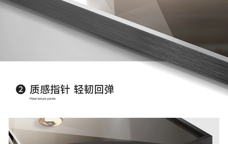 Modern LED Wall Clock - Luxury Restaurant & Living Room Decorative Art