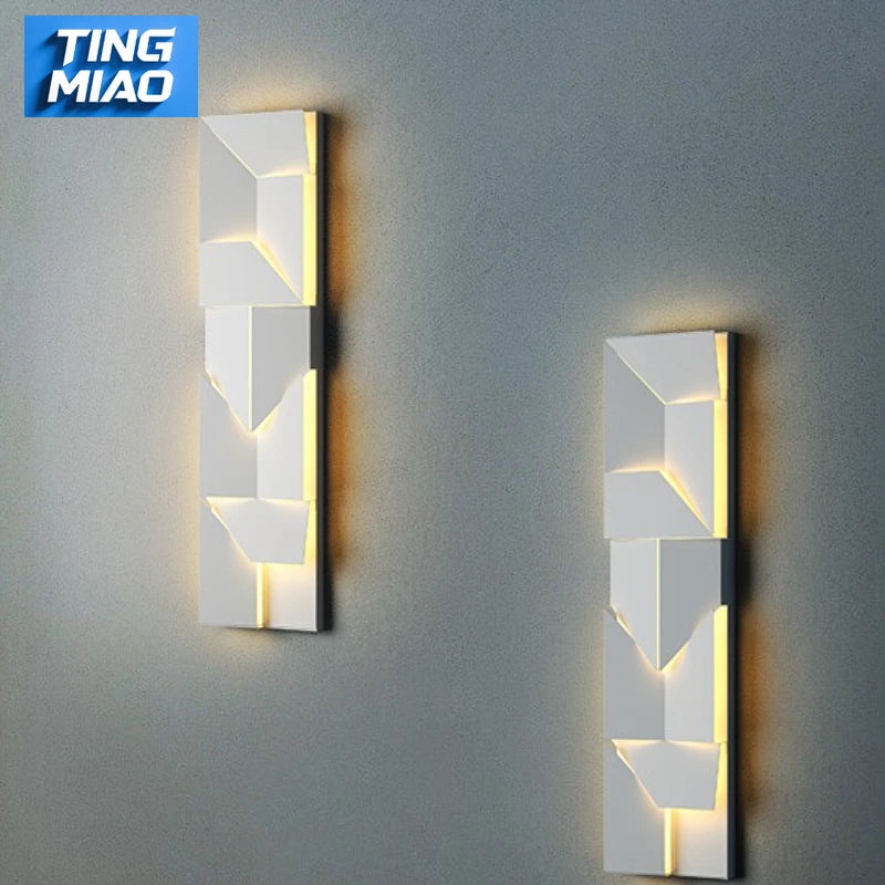 LED Wall Art Sconce - Creative Background Light for Modern Interiors