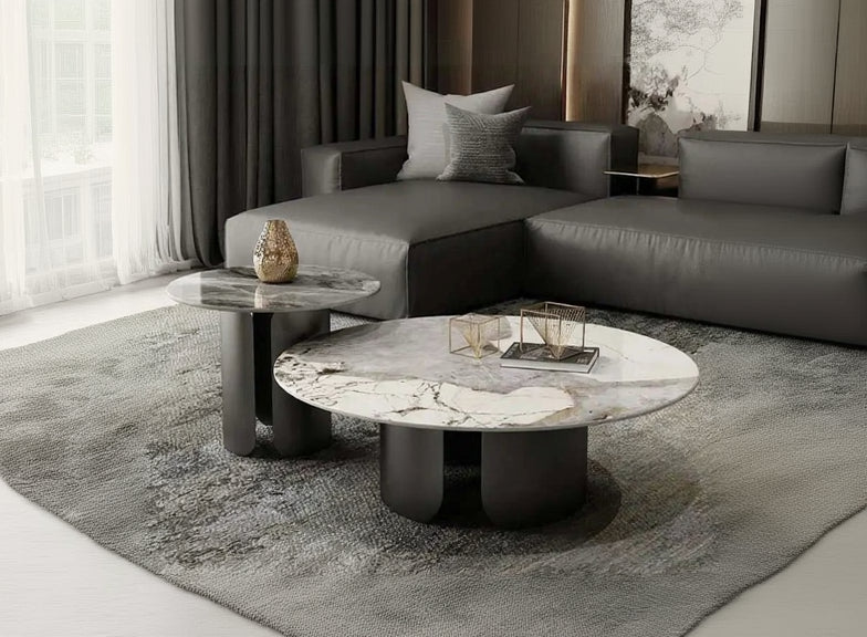 Marble Nordic Coffee Table - Mid Century Modern Design
