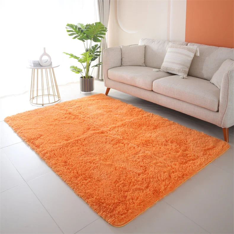 Premium Fluffy Shag Rug - Extra Soft Area Carpet for Living Room