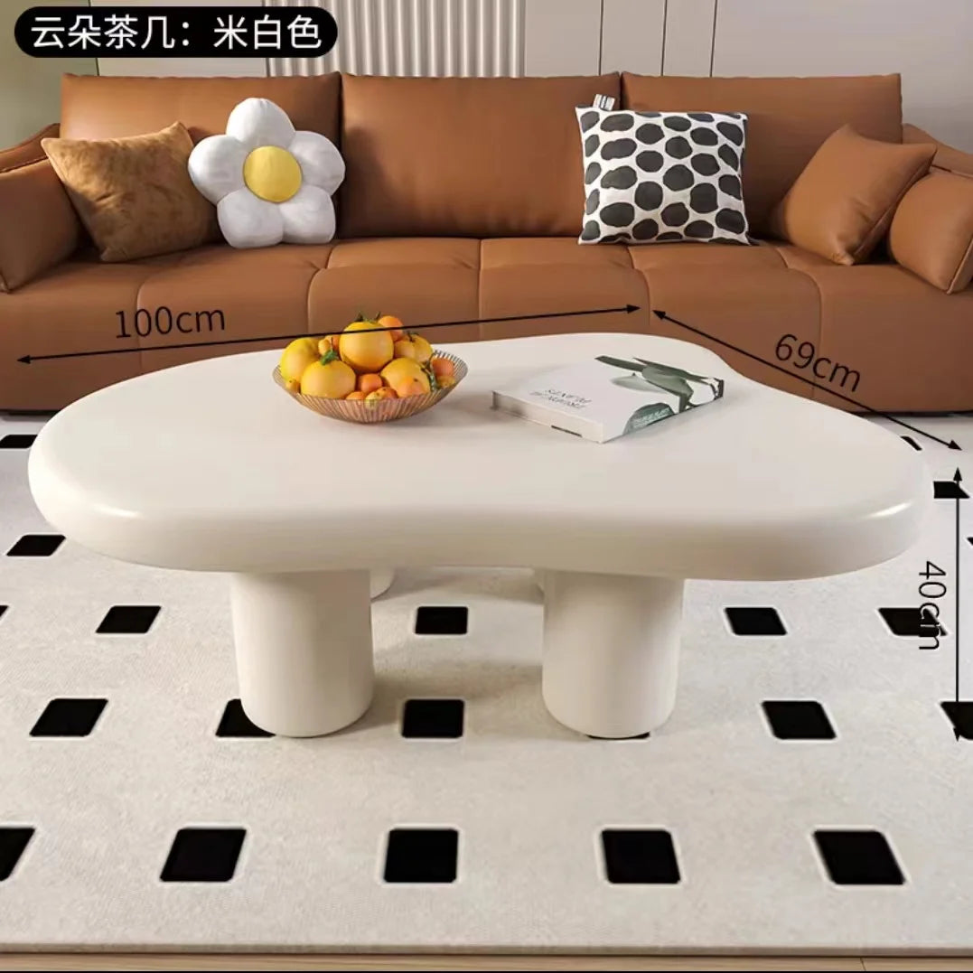 Cream Style Cloud Coffee Table - Modern Living Room Furniture