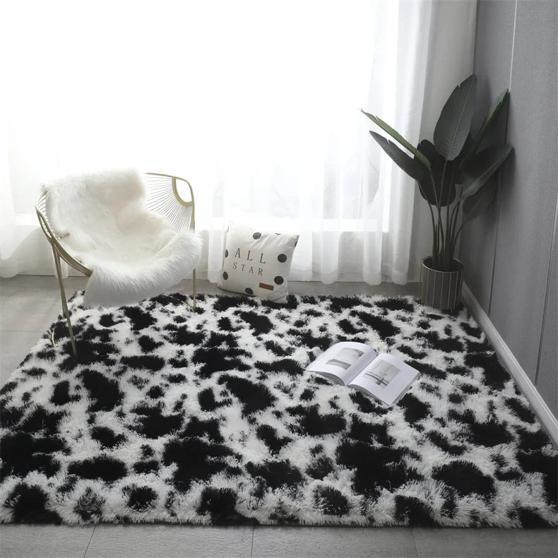 Premium Fluffy Shag Rug - Extra Soft Area Carpet for Living Room