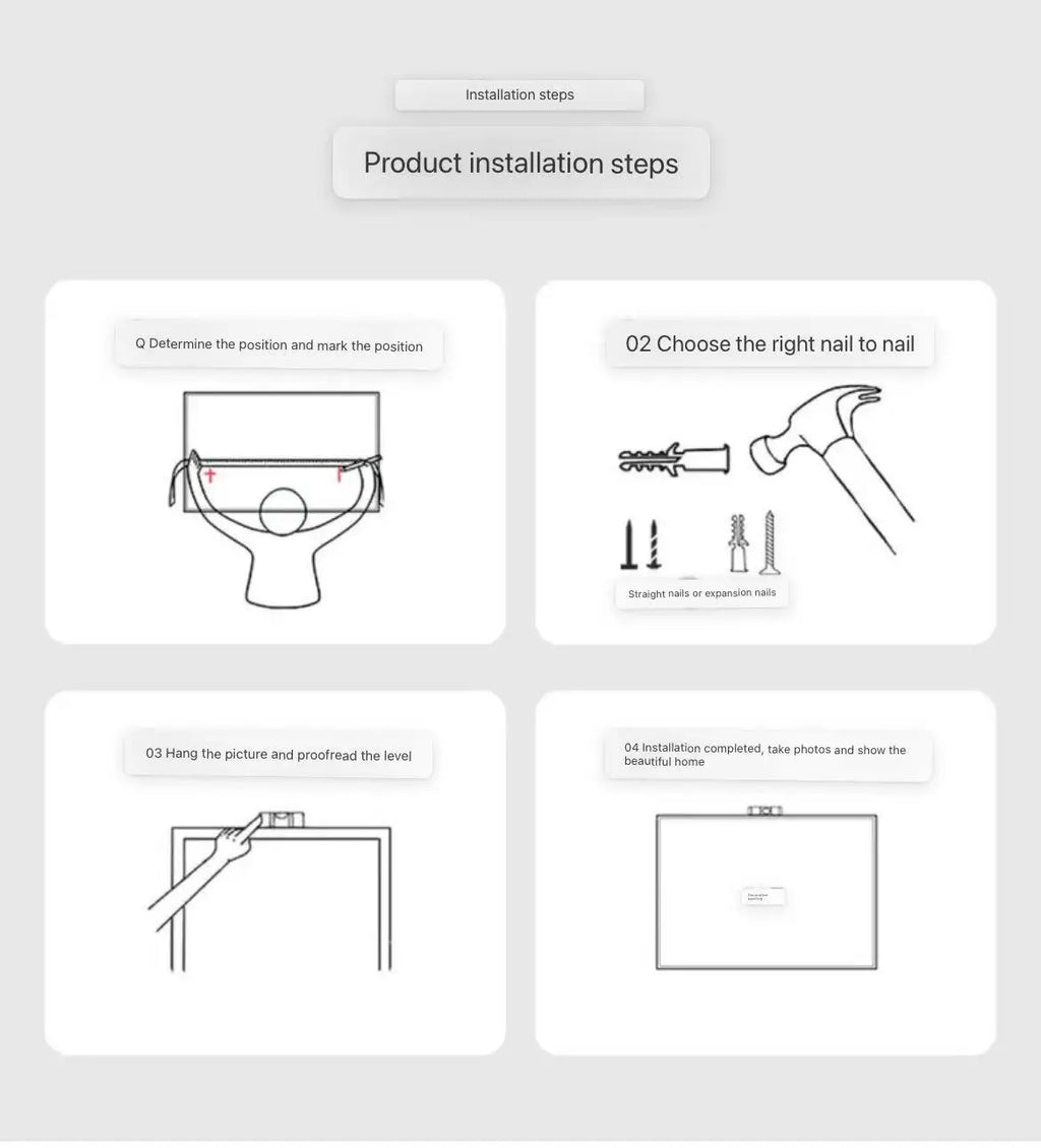 LED Wall Art - High-End Entryway Decorative Painting for Corridors