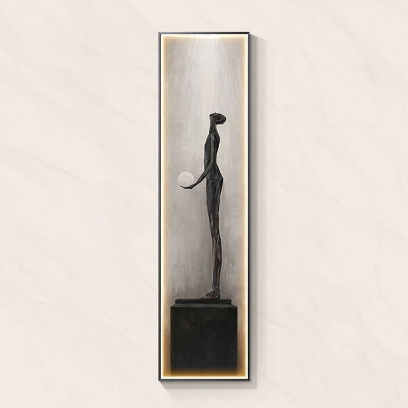 Modern Abstract LED Wall Art - Interior Hanging Lamp for Living Spaces