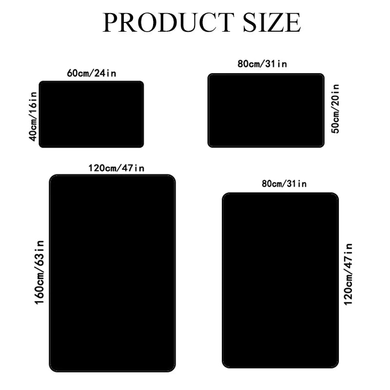 Modern Luxury Area Rug - Non-Slip Washable Carpet for Living Room & Bedroom