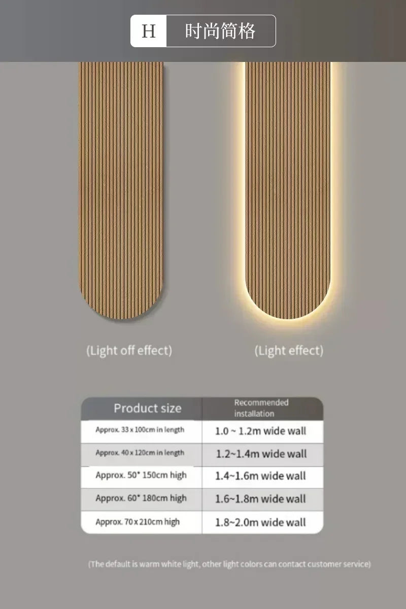 Modern LED Wall Lamp - Minimalist Line Light Fixture