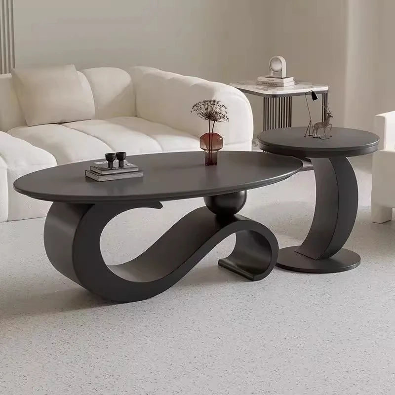 Modern Round Coffee Table - Italian Designer Style