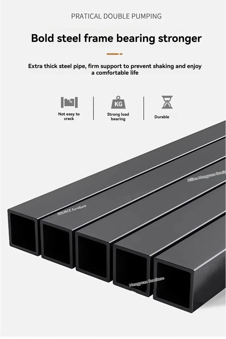 Oval Nesting Coffee Table Set of 2 - Marble Texture with Storage