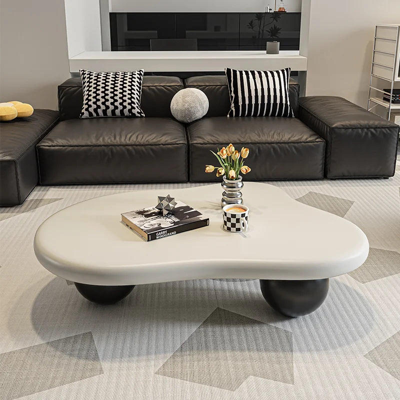 Cream Style Cloud Coffee Table - Modern Living Room Furniture