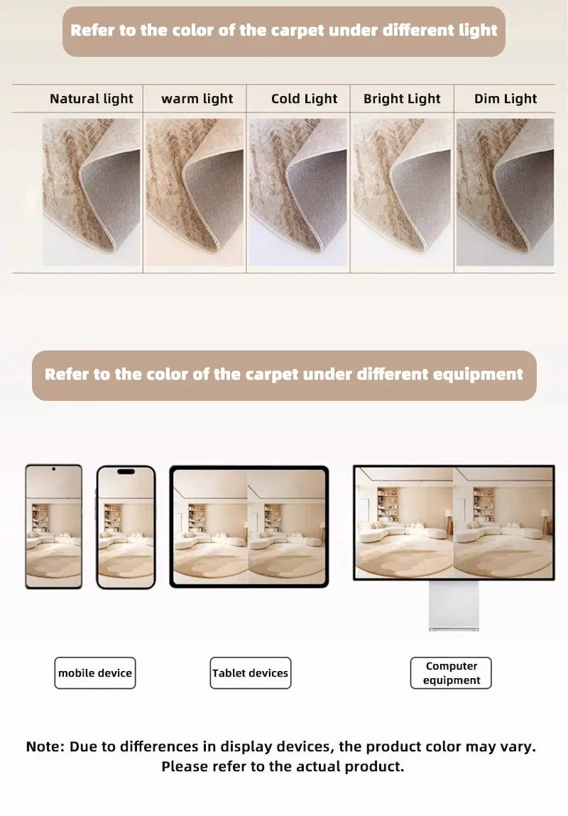 Modern Geometric Area Rug - Luxury Carpet for Living Room & Bedroom