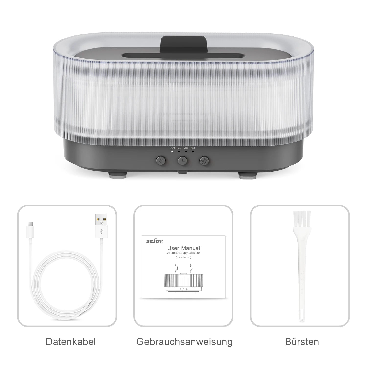 Sejoy Air Humidifier Essential Oils Humidifiers Home Aroma Humidifier Flame Automatic Fragrance Diffuser With LED Light