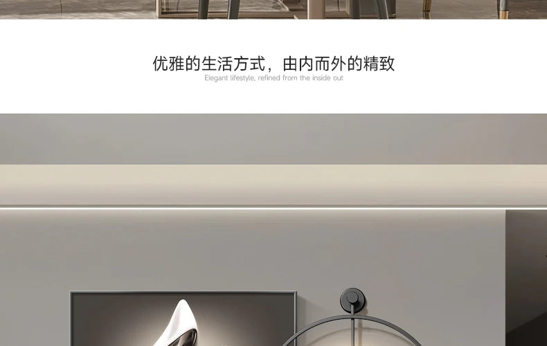 Modern LED Wall Clock - Luxury Restaurant & Living Room Decorative Art