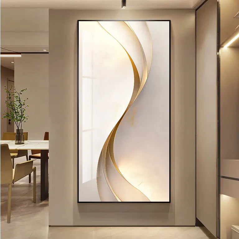 Modern Minimalist LED Wall Art - Abstract Entryway Decorative Painting