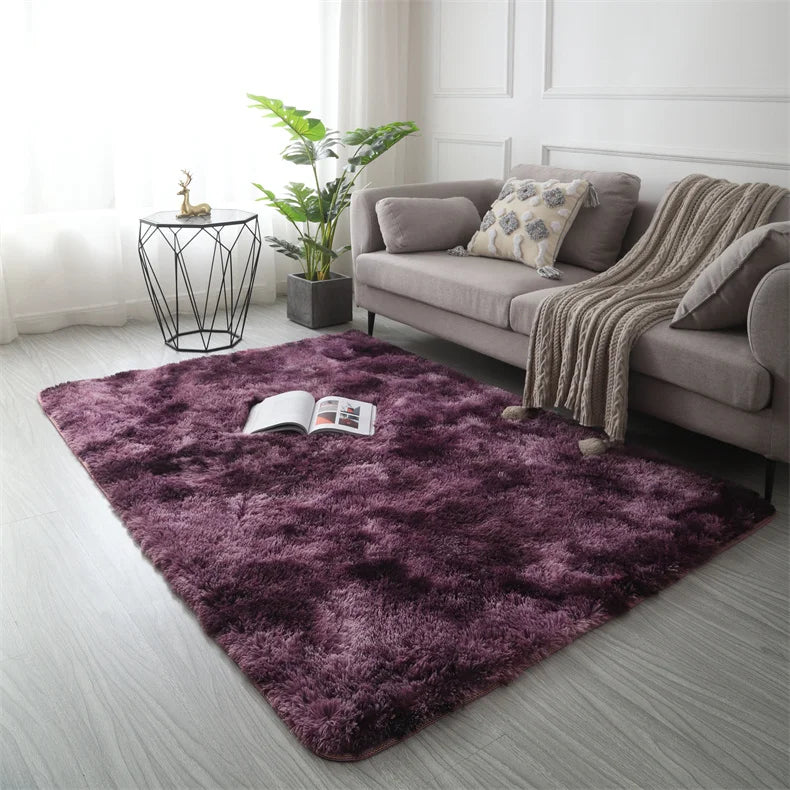 Premium Fluffy Shag Rug - Extra Soft Area Carpet for Living Room