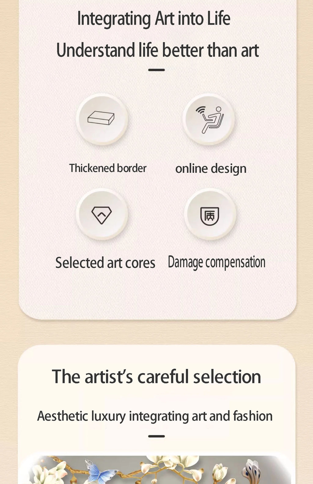 LED Peacock Wall Art - Decorative Entrance Painting with Night Light