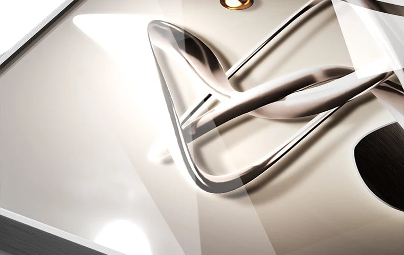 Modern LED Wall Clock - Luxury Restaurant & Living Room Decorative Art