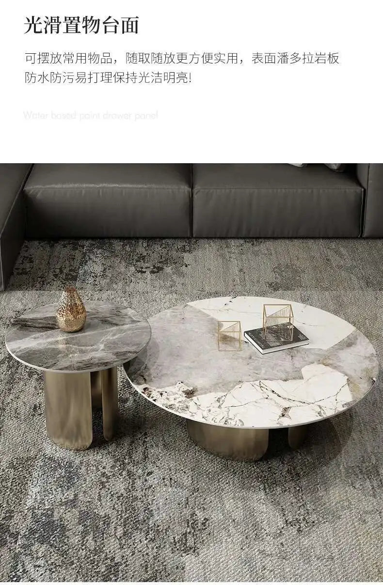 Marble Nordic Coffee Table - Mid Century Modern Design