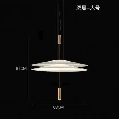 Modern Minimalist Led Pendant Lights for Living Dining Room Kitchen Fixture Chandelier Scandinavian Decor White Lighting Home