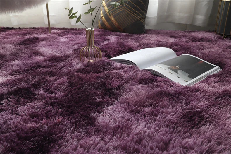 Premium Fluffy Shag Rug - Extra Soft Area Carpet for Living Room