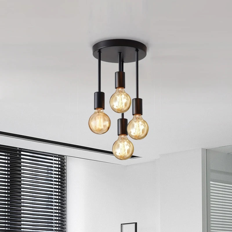 Modern Minimalist E27 Ceiling Light - Multi-Room Fixture