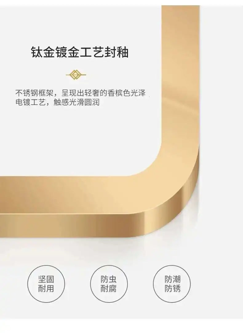 Luxury Round Coffee Table - Designer Metal Base