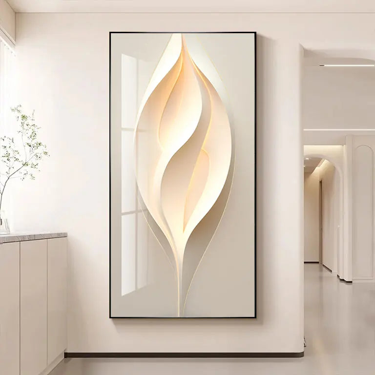 Modern Minimalist LED Wall Art - Abstract Entryway Decorative Painting