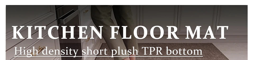 Kitchen Runner Rug - Non-Slip Long Strip Floor Mat for Kitchen & Hallway