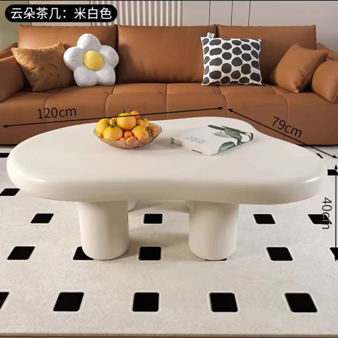 Cream Style Cloud Coffee Table - Modern Living Room Furniture
