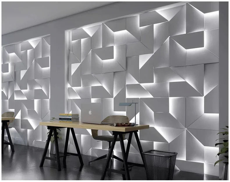 LED Wall Art Sconce - Creative Background Light for Modern Interiors