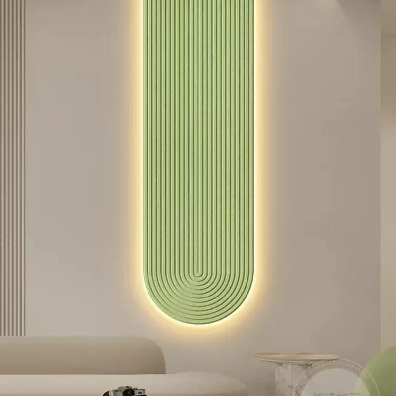 LED Minimalist Line Wall Light - Modern Background Lighting Fixture