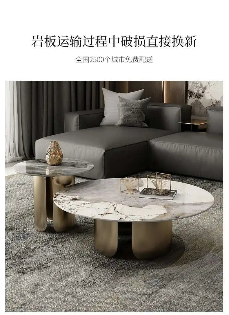 Marble Nordic Coffee Table - Mid Century Modern Design