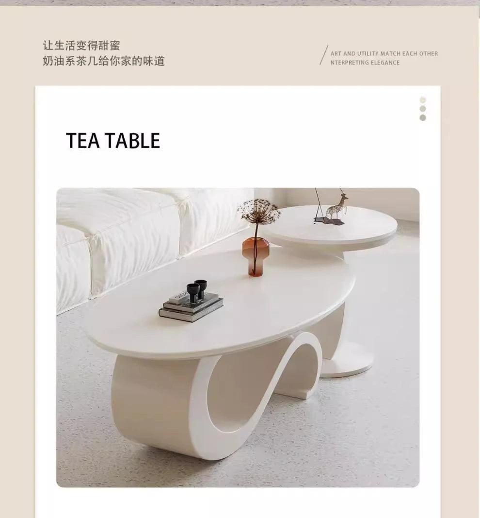 Modern Round Coffee Table - Italian Designer Style