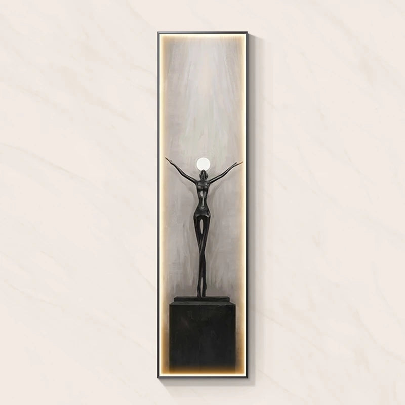 Modern Abstract LED Wall Art - Interior Hanging Lamp for Living Spaces