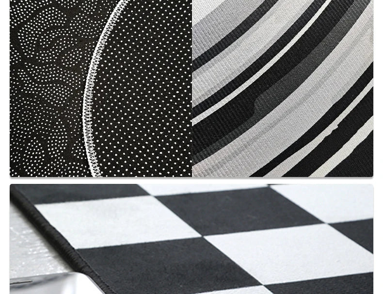 Mandala Round Area Rug - Non-Slip Dirt-Resistant Carpet for Living Room & Bedroom