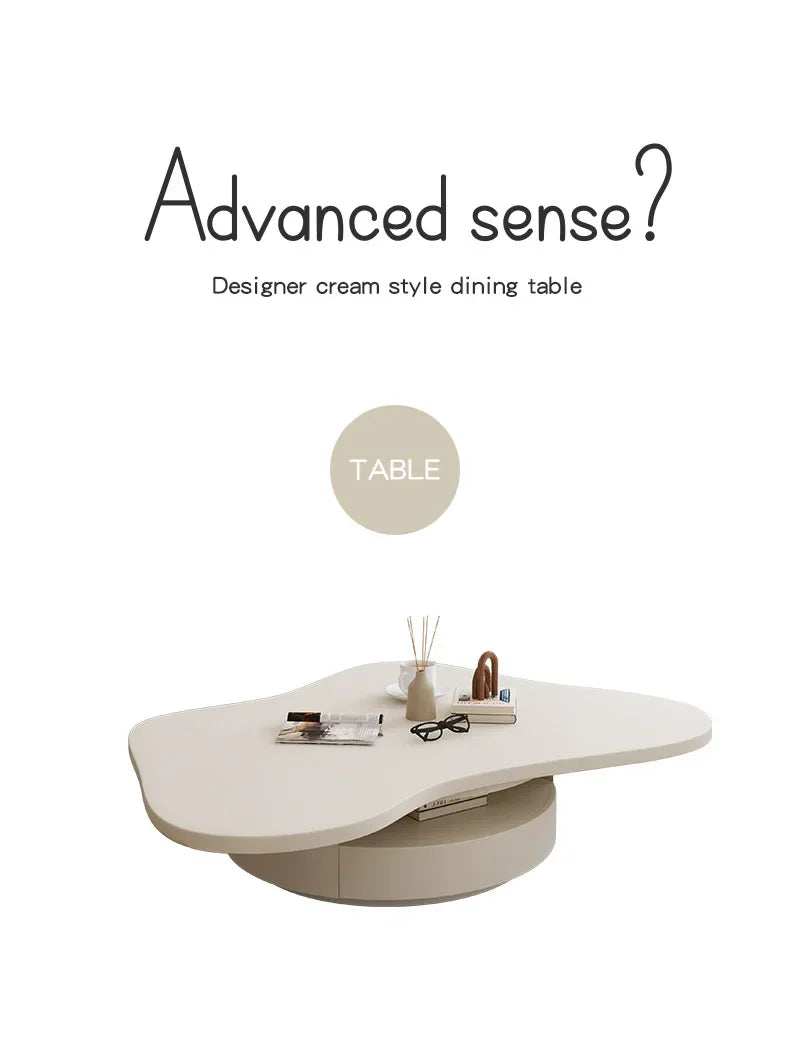 Italian Luxury Coffee Table Set - White Cloud Design