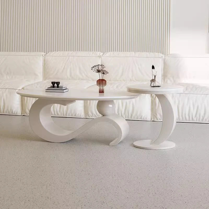 Modern Round Coffee Table - Italian Designer Style