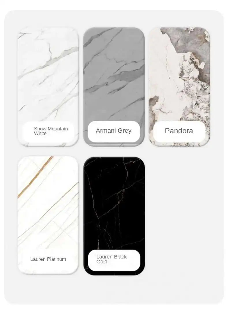 Italian Luxury Oval Coffee Table - Rock Board Top