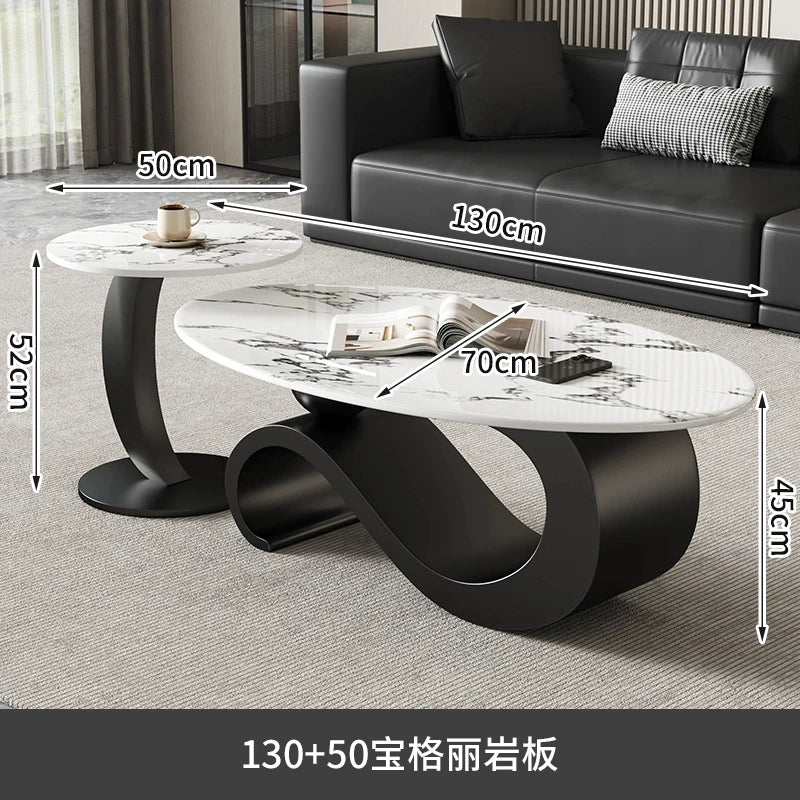 Modern Round Coffee Table - Italian Designer Style