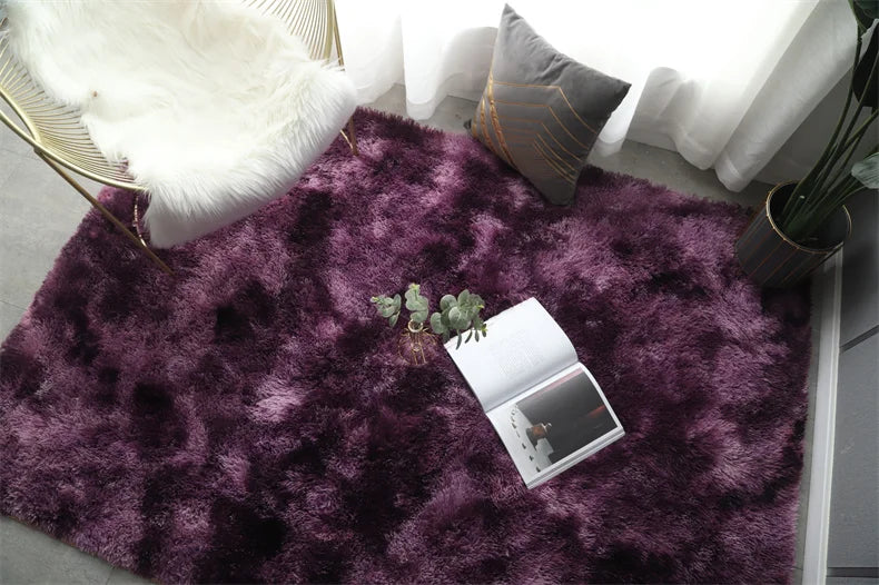 Premium Fluffy Shag Rug - Extra Soft Area Carpet for Living Room