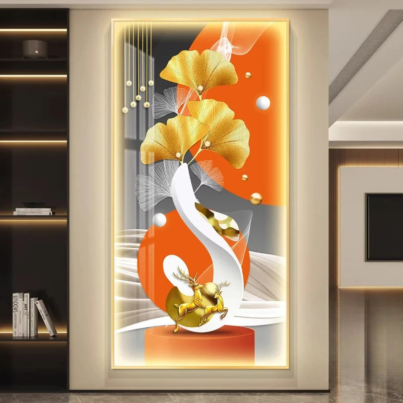Modern LED Wall Art Poster - Illuminated Room Decoration (120-240cm)