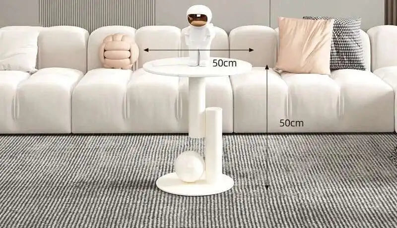 Italian Luxury Oval Coffee Table - Rock Board Top