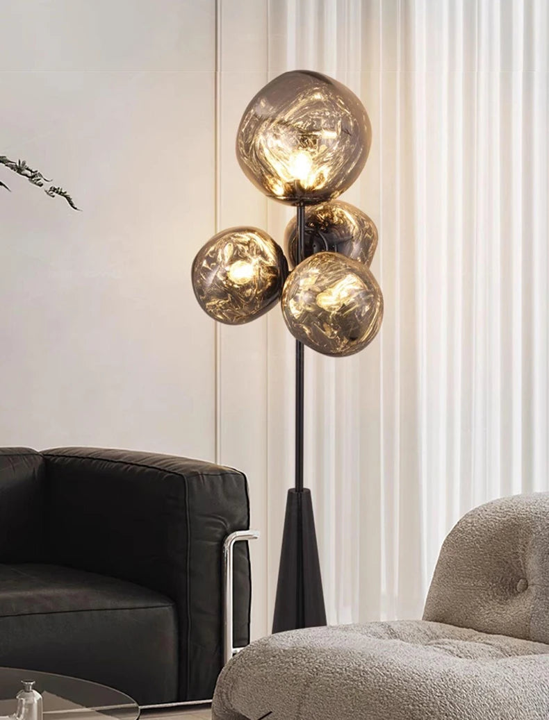 Luxury Simplified Floor Lamp - Modern Standing Light for Living Room & Bedroom