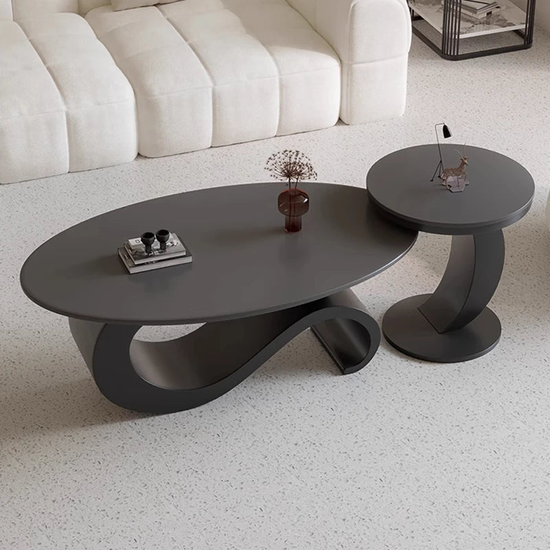 Modern Round Coffee Table - Italian Designer Style