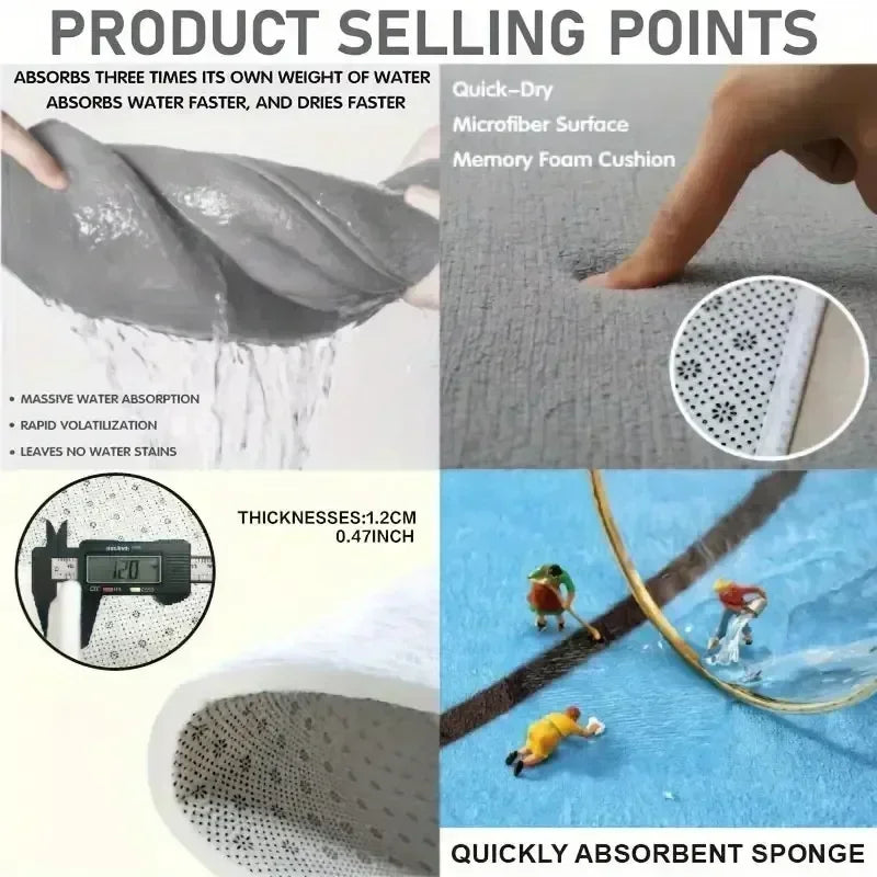 Modern Geometric Area Rug - Soft Luxury Carpet for Living Room & Bedroom